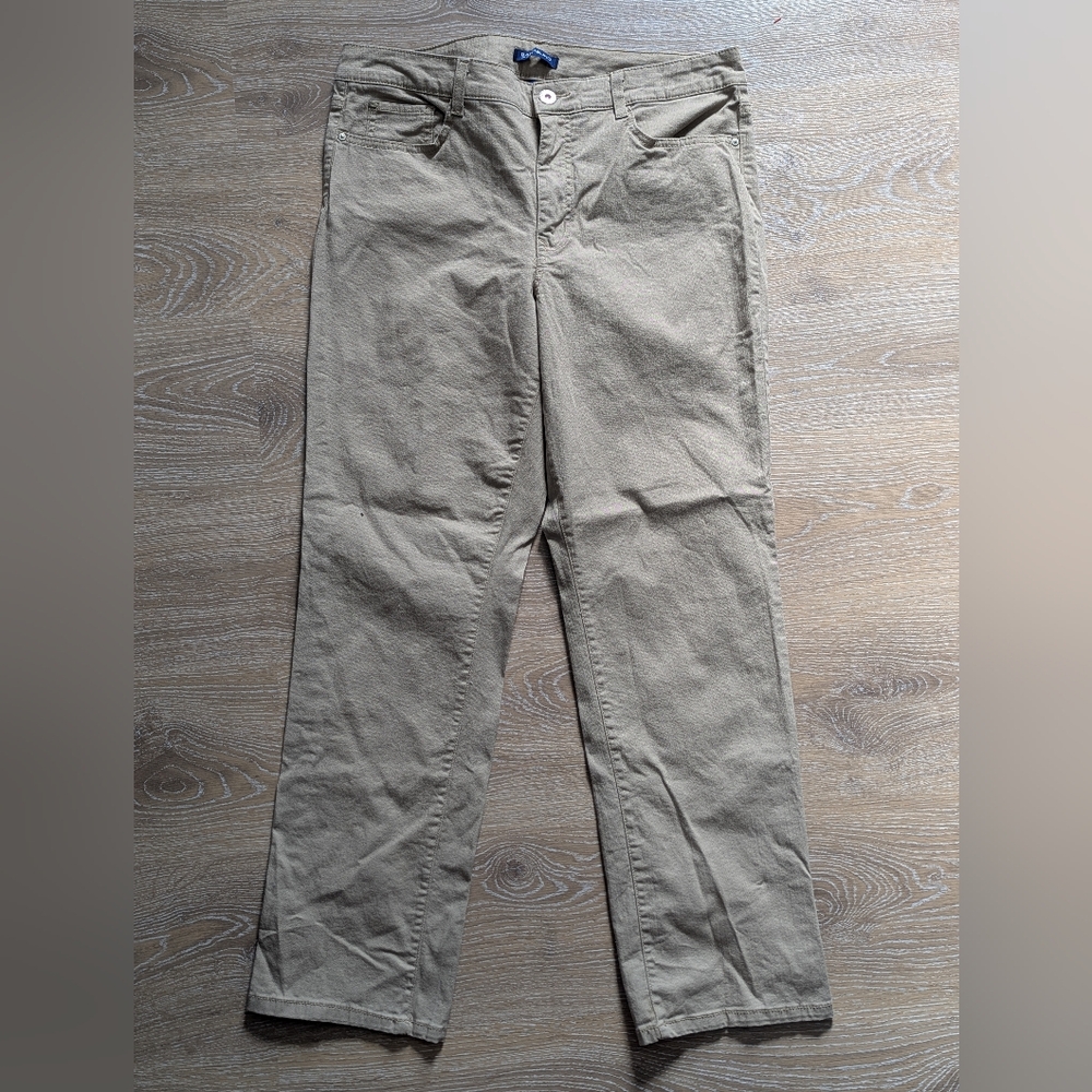 Bandolino Caroline Women's‎ Straight Leg Jeans Khaki Chino Minimalist